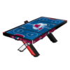 Air FX Pro Air Hockey - Colorado Avalanche table with customizable hardwood accents and LED lighting