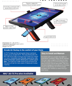 Air FX Pro Air Hockey - Colorado Avalanche