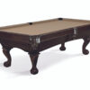 Allenton 8' Espresso w/ Ball & Claw Legs pool table
