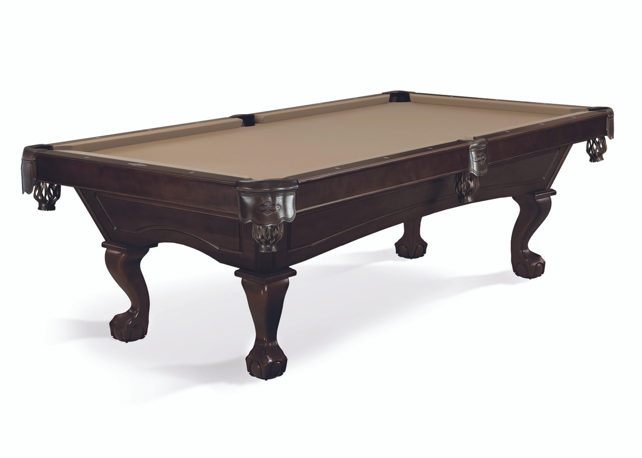 Allenton 8' Espresso w/ Ball & Claw Legs pool table