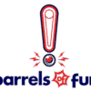 Barrels of Fun arcade machine showcasing vibrant designs and engaging gameplay