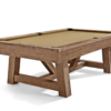 Botanic 8' Pool Table-Rustic Dark Brown