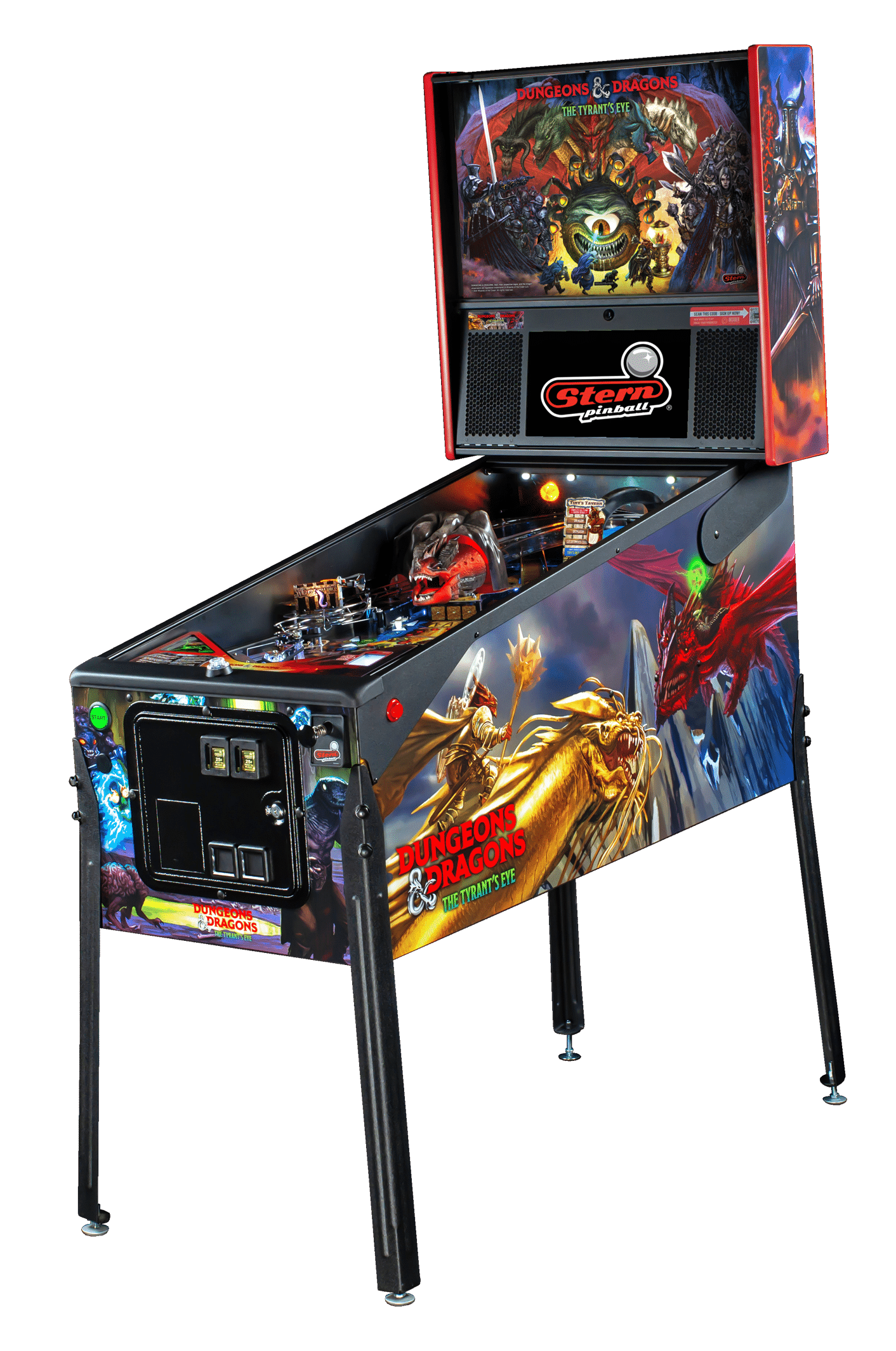 Dungeons & Dragons Premium Pinball Machine by Stern