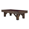 Harpeth II 8' Gunshot billiard table by Legacy Billiards