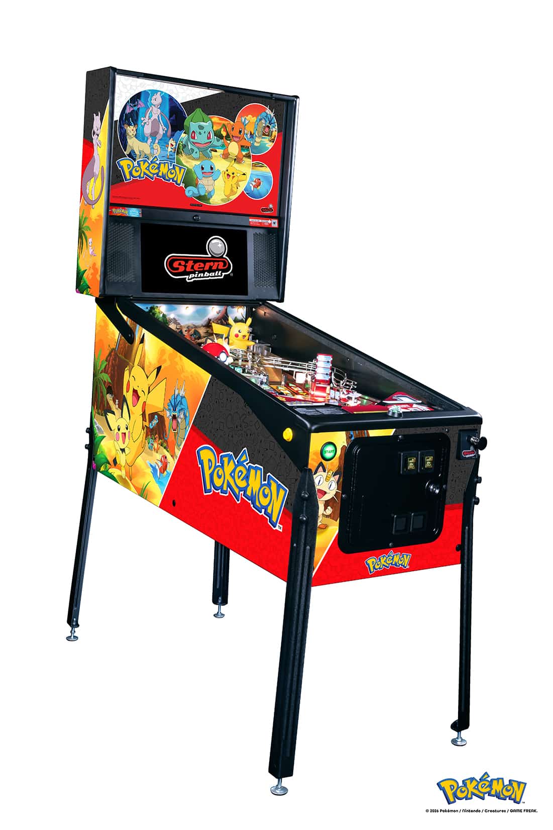 Pokémon Pro Pinball Machine by Stern