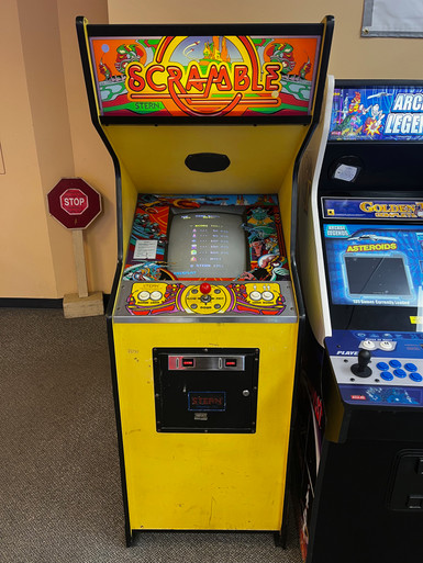 Scramble Used arcade game showcasing classic shooter gameplay