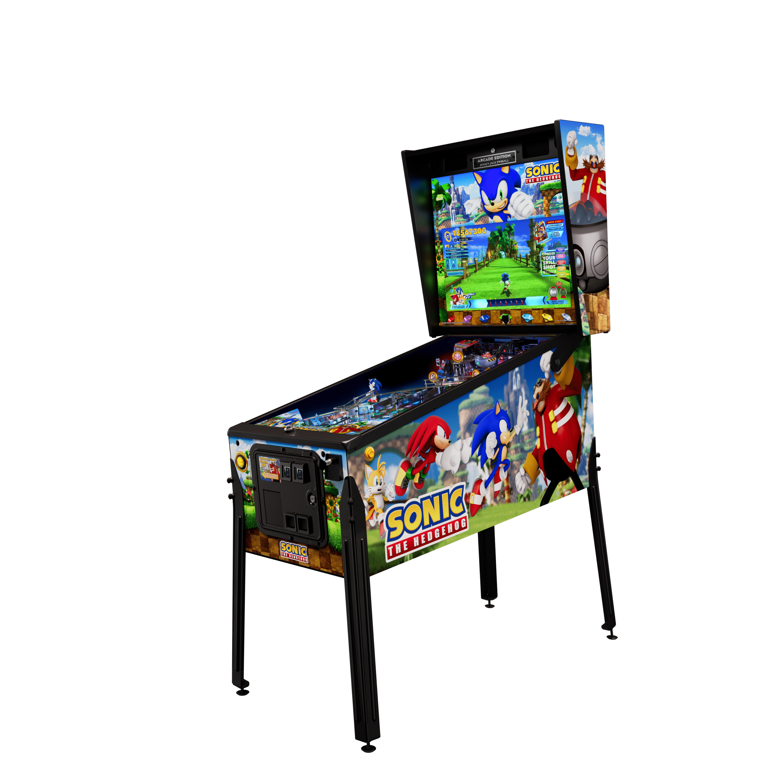 Sonic the Hedgehog Arcade Edition Pinball Machine by Jersey Jack