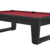 Tellico 8' Raven Black Pool Table by Legacy Billiards