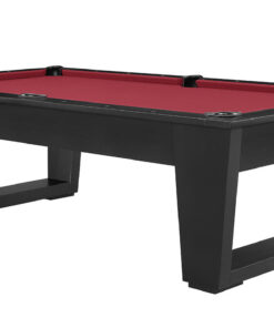 Tellico 8' Raven Black Pool Table by Legacy Billiards