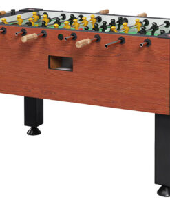 Tornado Elite Foosball table with Victorian Cherry laminate finish
