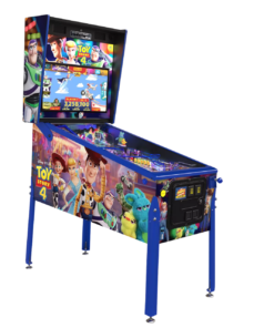 Toy Story Limited Edition pinball machine featuring custom voice narration and vibrant visuals