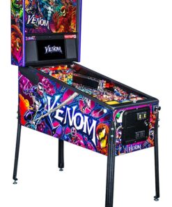 Venom Pro Pinball Machine by Stern featuring Marvel-themed artwork